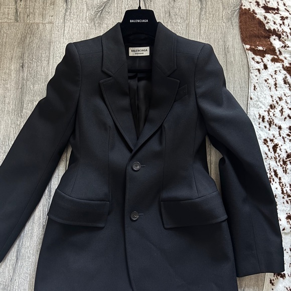 Balenciaga Jackets & Blazers - Balenciaga hourglass Black Blazer